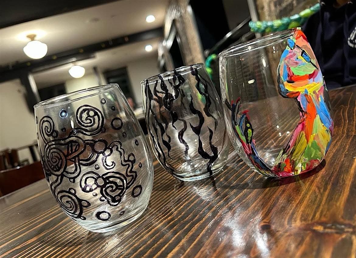 Wine Wednesday - Let's unwind while we paint wine glasses! At Eris Brewery!, 7 May | Event in Chicago | AllEvents