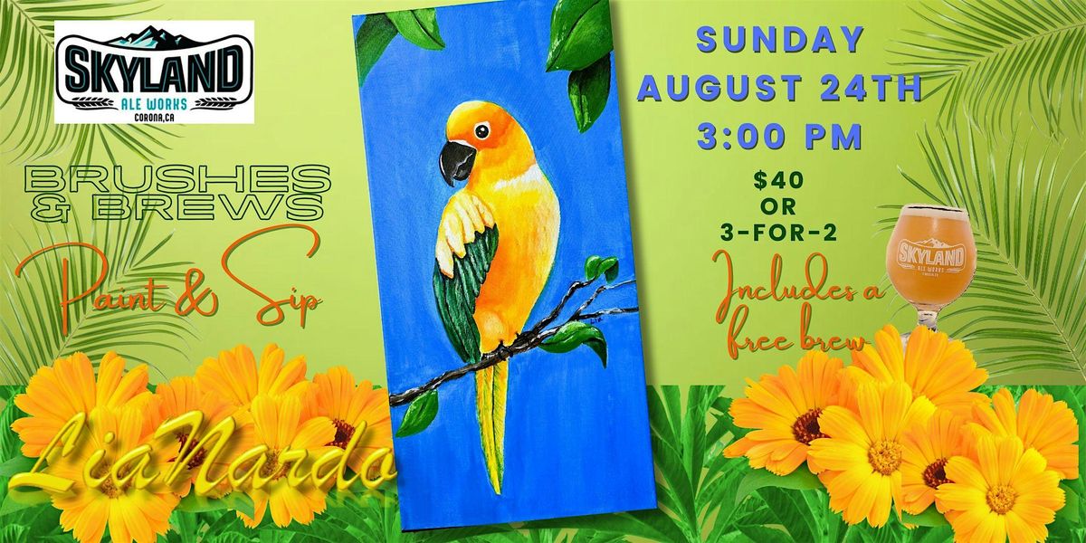 Brushes & Brews Paint & Sip at Skyland Ale Works, 24 August | Event in Corona | AllEvents
