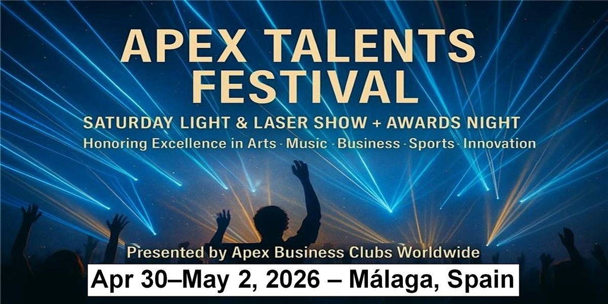 Saturday – The Apex Awards Gala Night in Málaga, Spain, 30 April | Event in Marbella | AllEvents