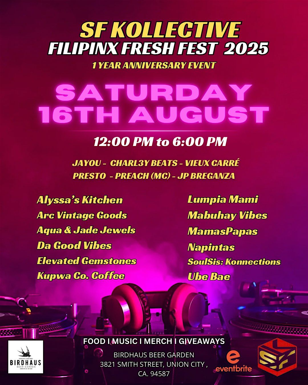 SFK Filipinx Fresh Fest, 16 August | Event in Union City | AllEvents