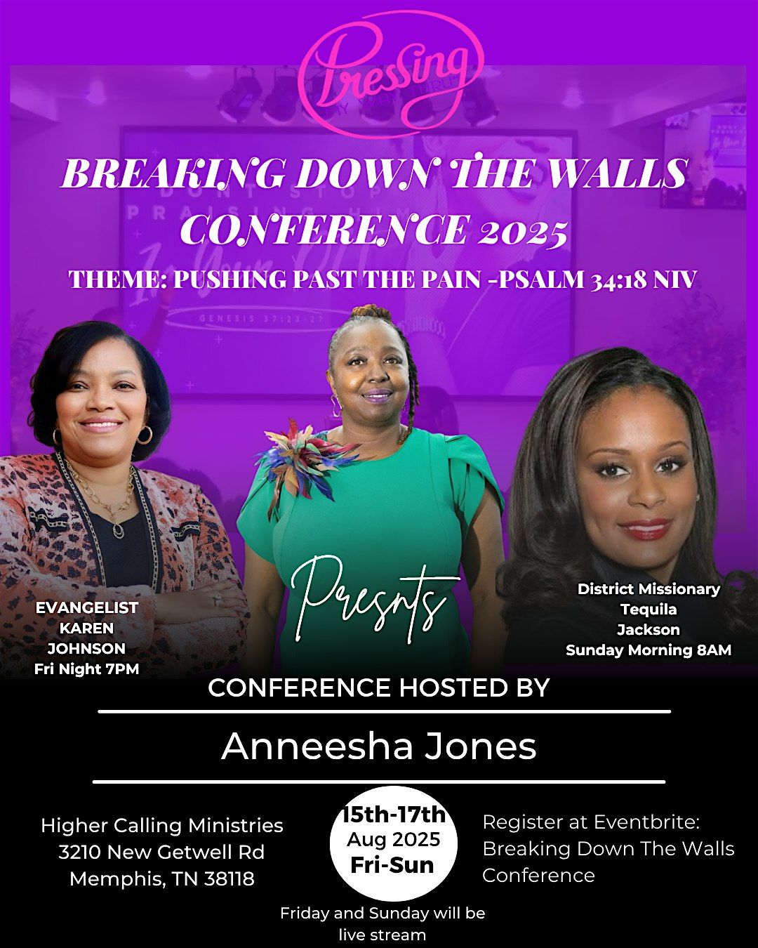 Breaking Down The Walls Conference, 15 August | Event in Memphis | AllEvents