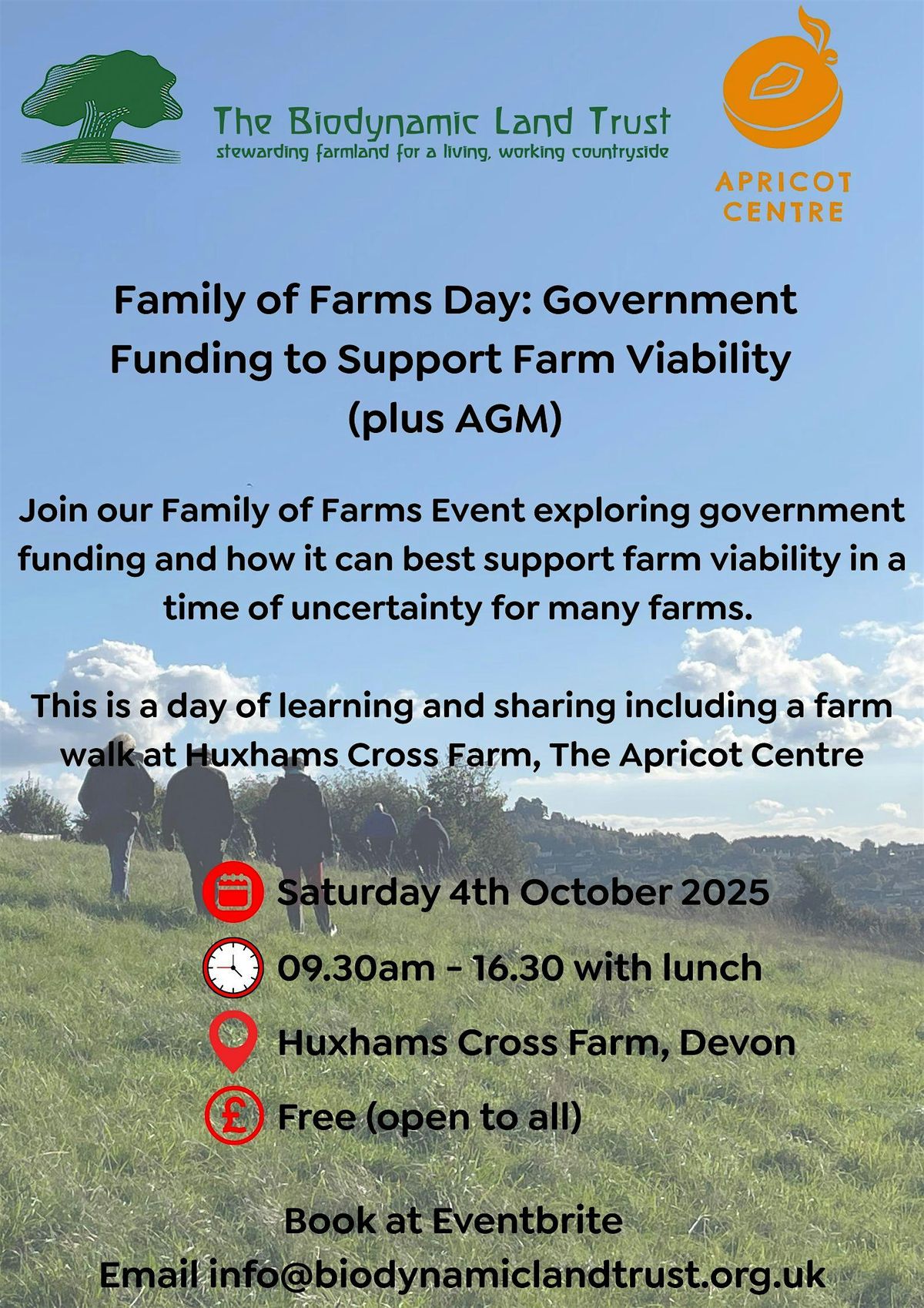 Biodynamic Land Trust Family of Farms Day & AGM, 4 October | Event in Totnes | AllEvents