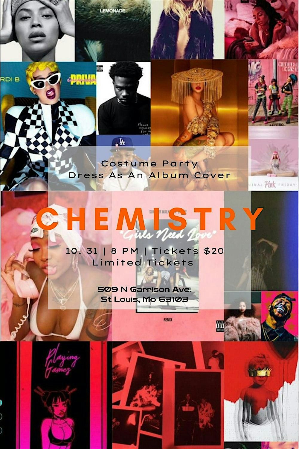 C H E M I S T R Y, 31 October | Event in St. Louis | AllEvents
