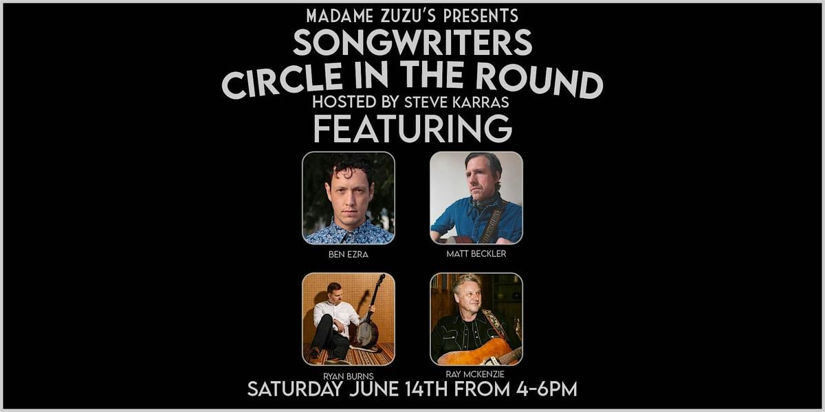 Songwriters Circle in the Round hosted by Steve Karras, 14 June | Event in Highland Park | AllEvents