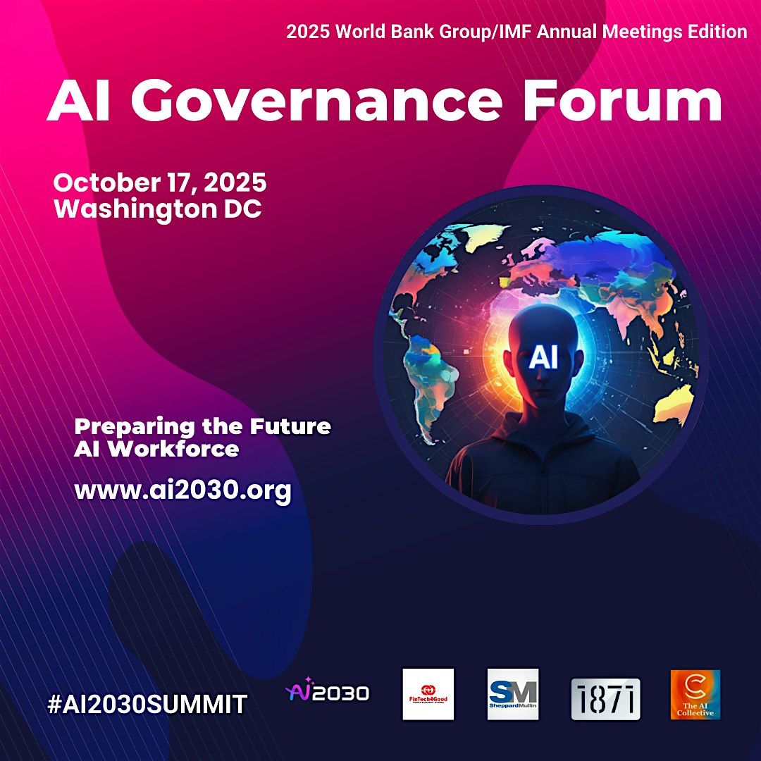 No. 35 AI Governance Forum - Preparing the Future AI Workforce, 17 October | Event in Washington | AllEvents