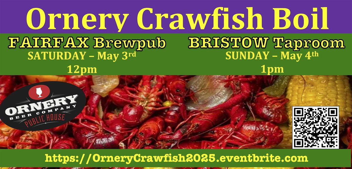 Ornery Crawfish Boil 2025 | Event in Fairfax | AllEvents