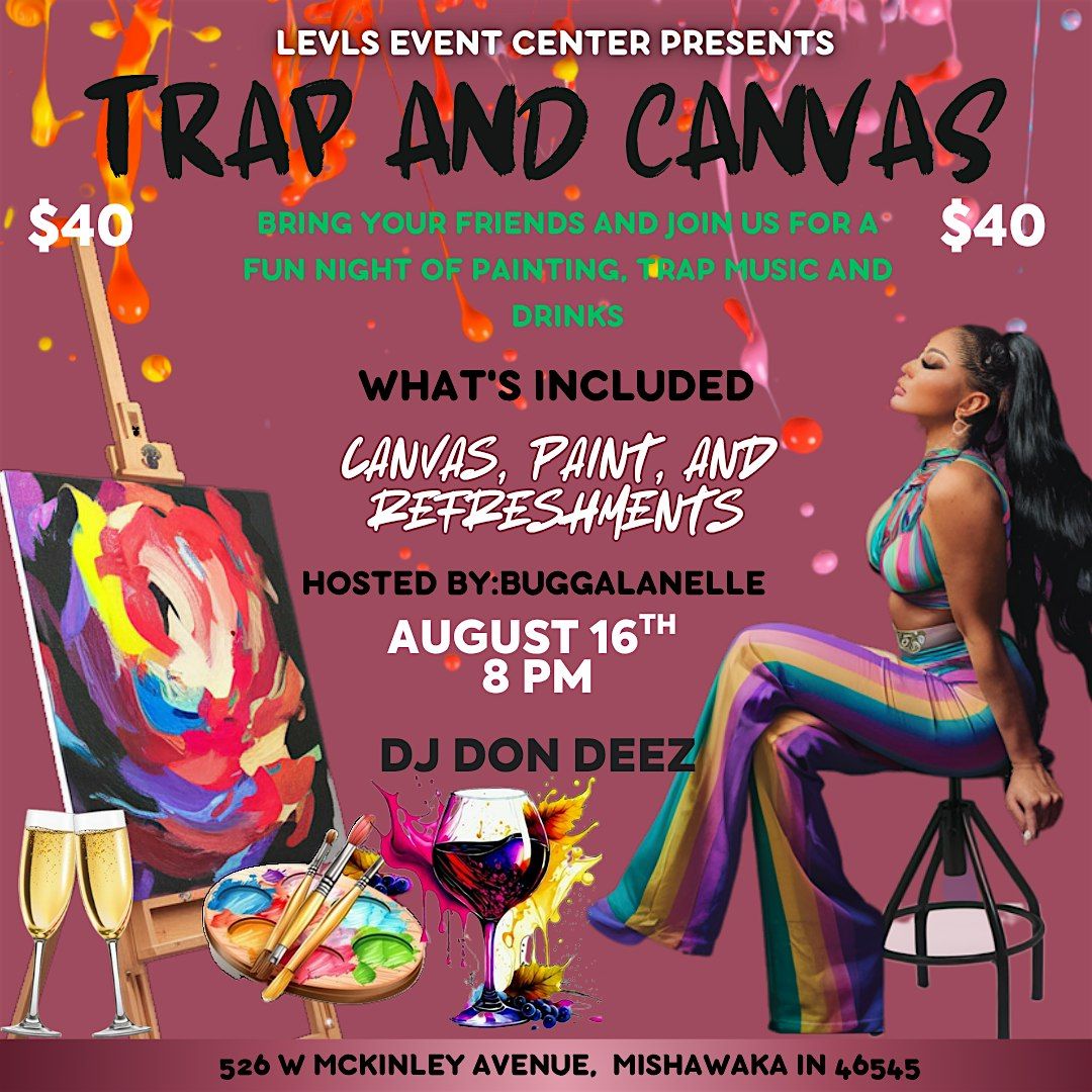 Trap and Canvas, 16 August | Event in Mishawaka | AllEvents