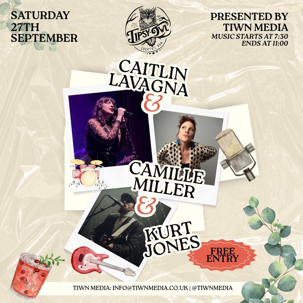 TIWN Media - Caitlin Lavagna, Camille Miller, Kurt Jones, 27 September | Event in Pontypridd | AllEvents