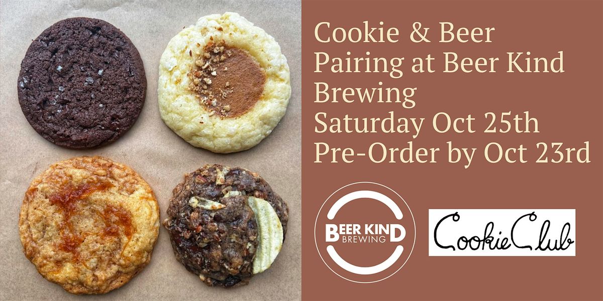 Cookie & Beer Pairing at Beer Kind Brewing, 25 October | Event in Tonawanda | AllEvents