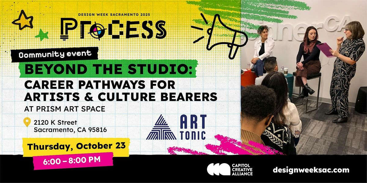 Beyond the Studio: Career Pathways for Artists and Culture Bearers, 23 October | Event in Sacramento | AllEvents