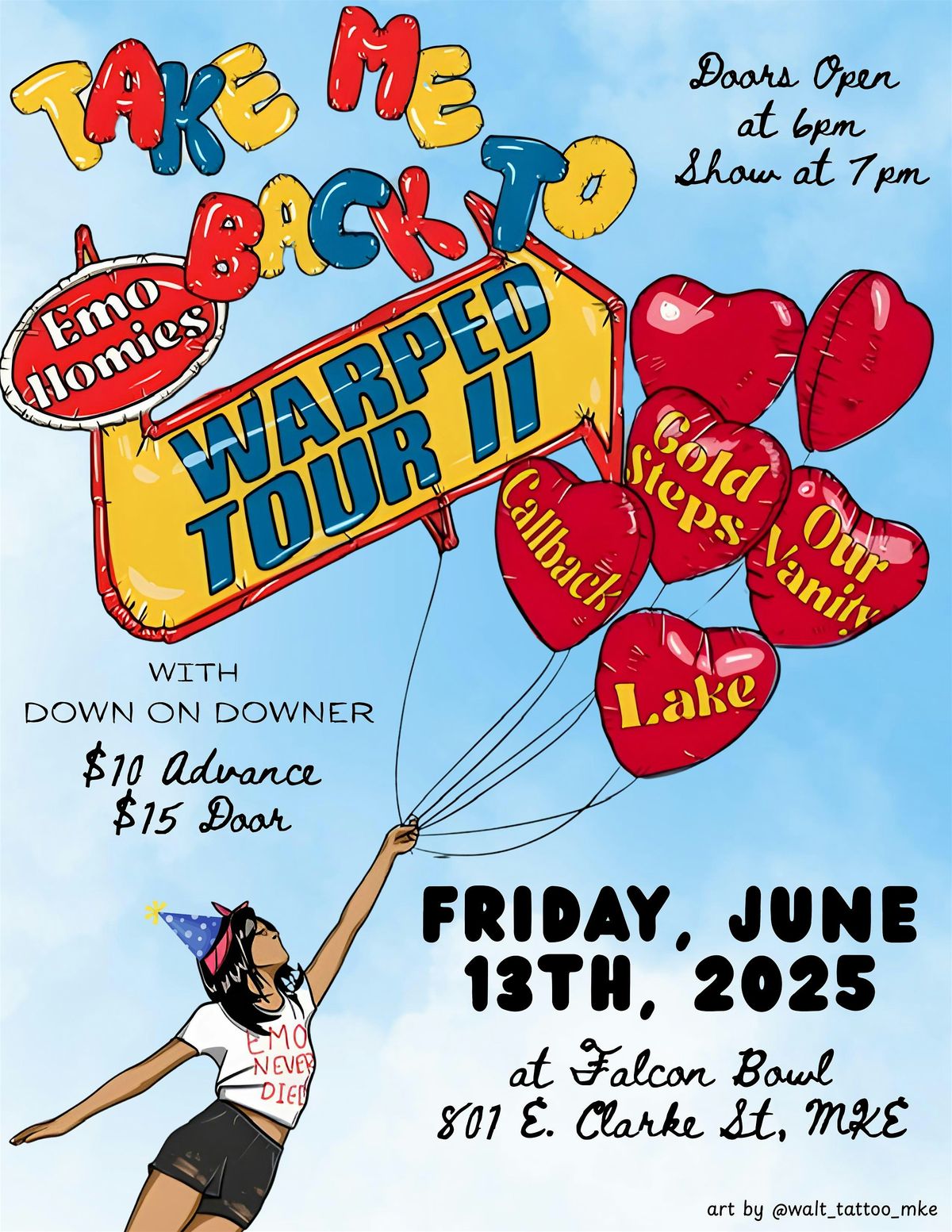 TAKE ME BACK TO WARPED TOUR YEAR II, 13 June | Event in Milwaukee | AllEvents