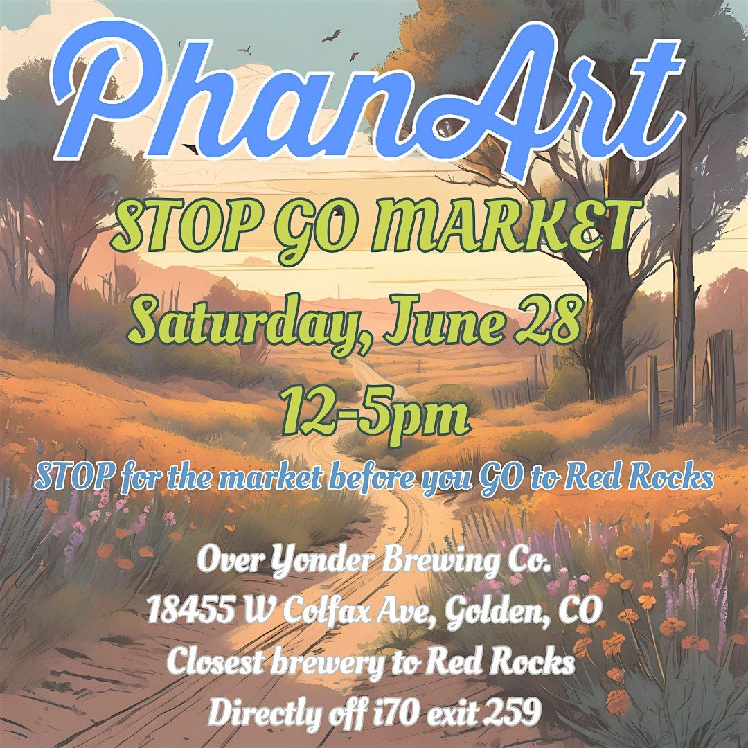 PhanArt Presents Pre-Widespread Panic Red Rocks Market At Over Yonder, 28 June | Event in Golden | AllEvents