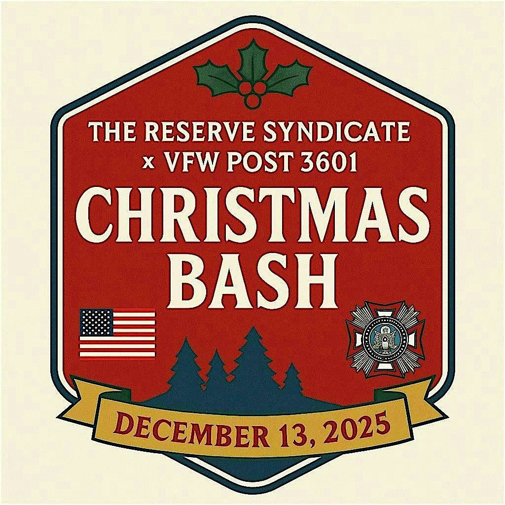 From Santa to Spirits: The Reserve Syndicate x VFW Post 3601 Christmas Bash, 13 December | Event in Paris