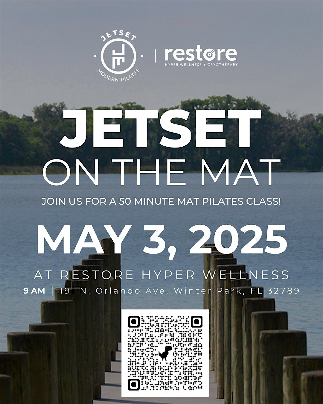 Copy of JETSET on the Mat @ Restore Hyper Wellness, 3 May | Event in Winter Park | AllEvents