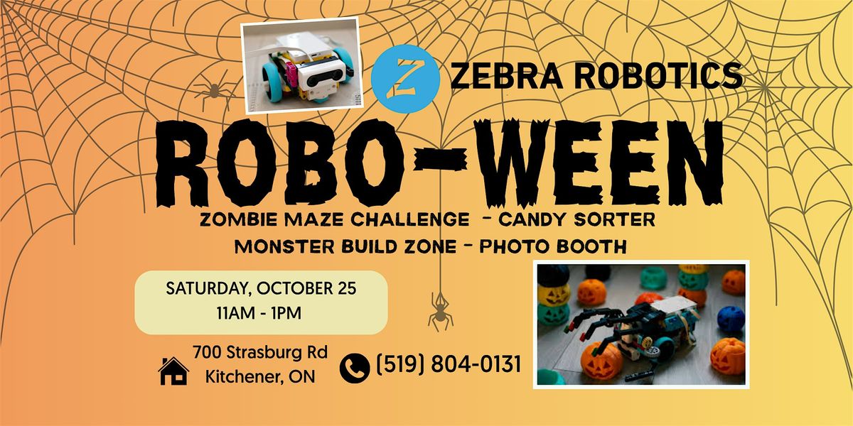 Family Robo-ween Festival at Zebra Robotics, 25 October | Event in Kitchener | AllEvents