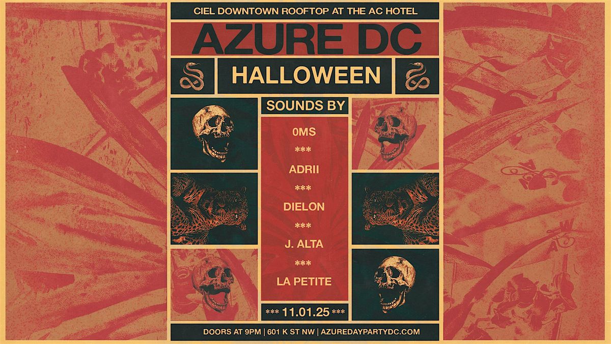 AZURE CIEL DC HALLOWEEN 11/1, 1 November | Event in Washington | AllEvents