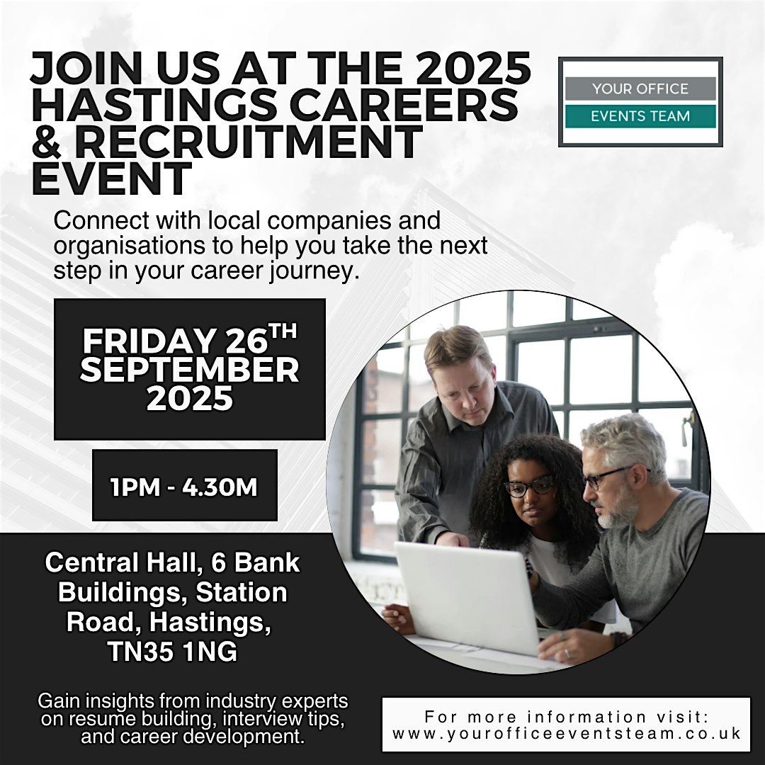 Hastings Careers & Recruitment Event, 26 September | Event in Hastings | AllEvents