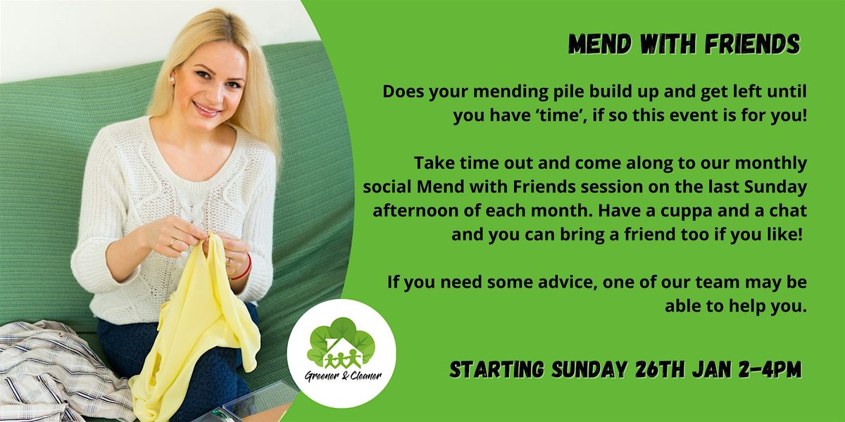 Mend with Friends | Event in Bromley | AllEvents