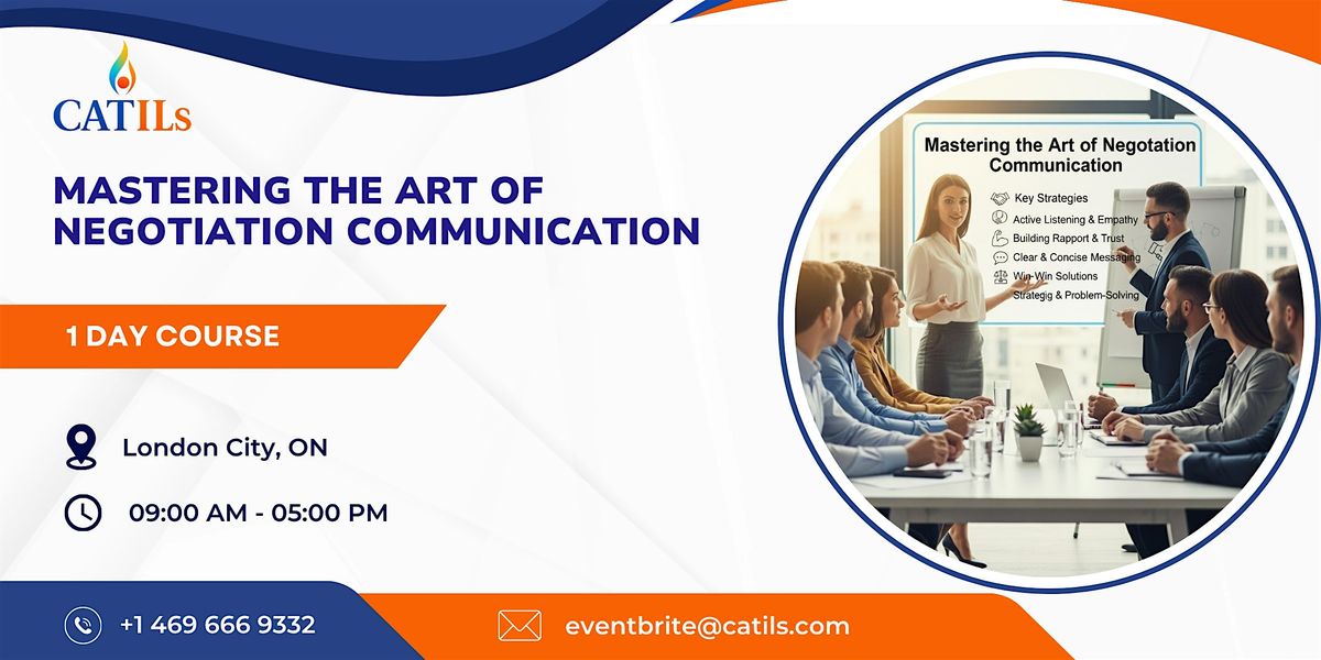 Mastering the Art of Negotiation Communication – 1 Day Course in London, 20 November | Event in London | AllEvents