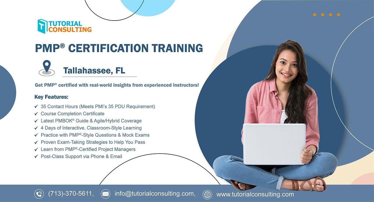 Get PMP® Certified – Live Classroom Workshop in Tallahassee, FL, 23 August | Event in Tallahassee | AllEvents