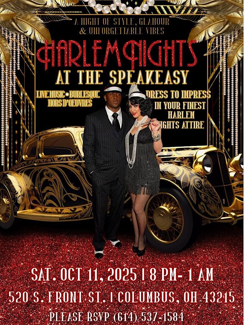 Harlem Nights at The Speakeasy, 11 October | Event in Columbus | AllEvents