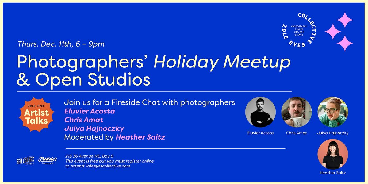 Photographer's Holiday Meetup / Open Studio / Artist Talk, 11 December | Event in Calgary | AllEvents