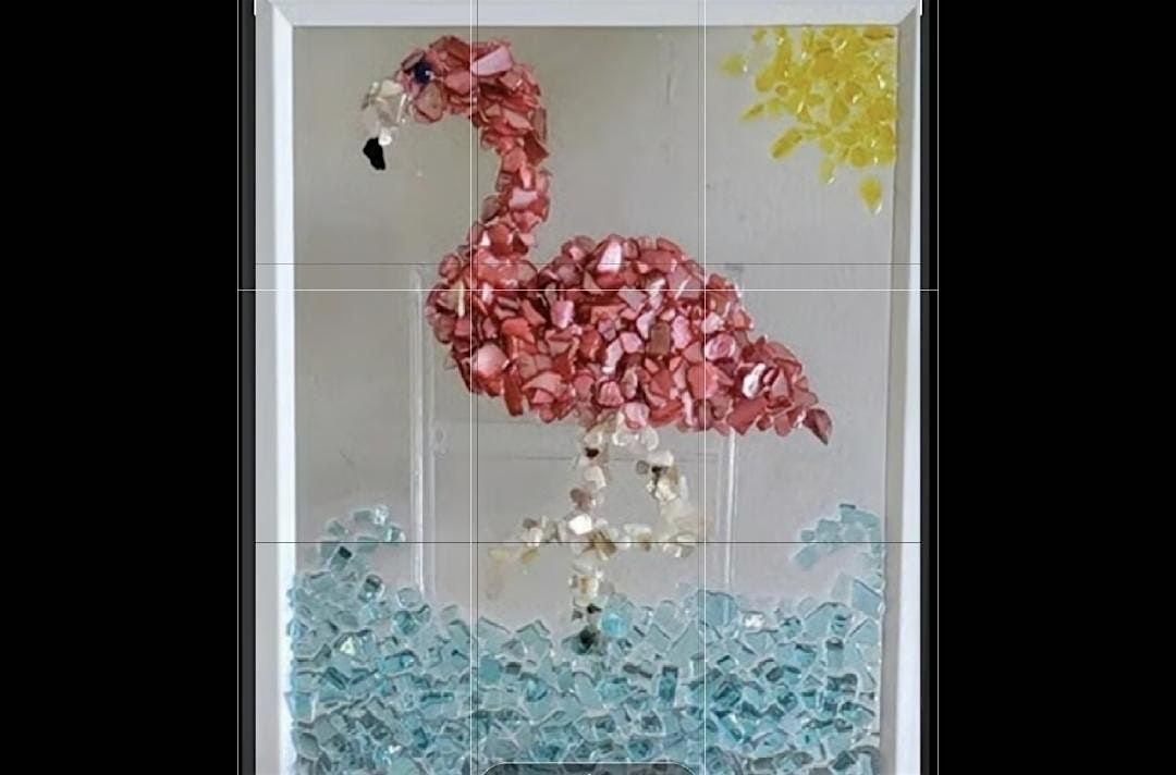 Flamingo, Seahorse or a seascape glass and resin on a frame class, 23 August | Event in Phillipsburg | AllEvents