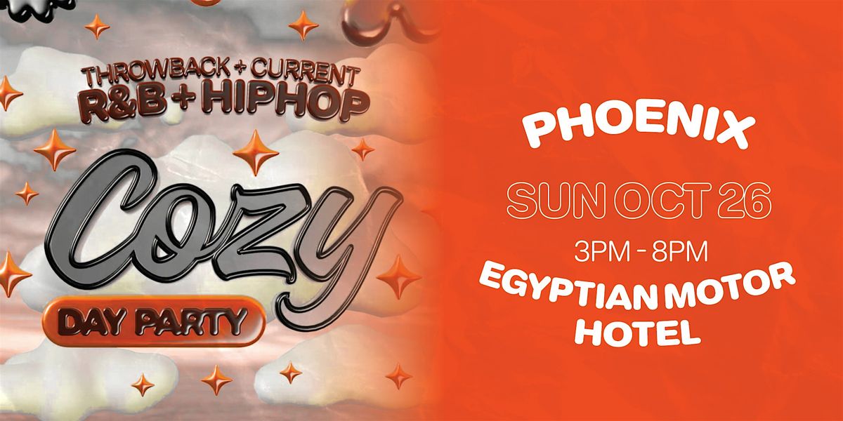 Cozy - Halloween Day Party  - Phoenix  - Egyptian Motor Hotel (21+), 26 October | Event in Phoenix | AllEvents