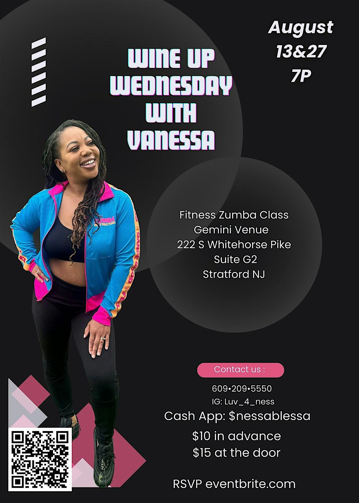 Wine Up Wednesday Zumba Class, 13 August | Event in Stratford | AllEvents