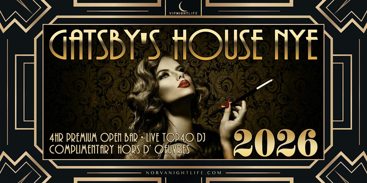 2026 Norfolk New Year's Eve Party | Gatsby's House, 31 December | Event in Norfolk | AllEvents