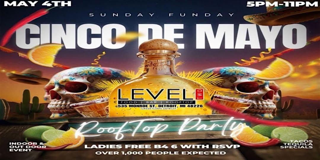 CINCO DE MAYO Rooftop Party! | Event in Detroit | AllEvents