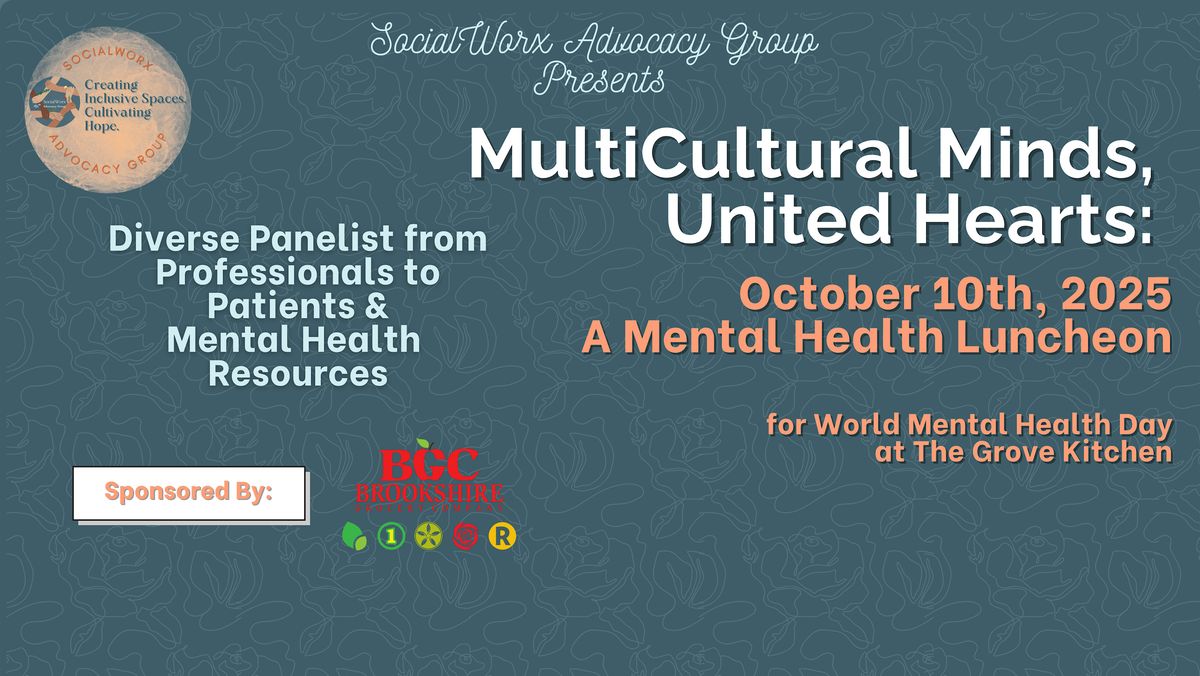 MultiCultural Minds, United Hearts: A Mental Health Luncheon, 10 October | Event in Tyler | AllEvents
