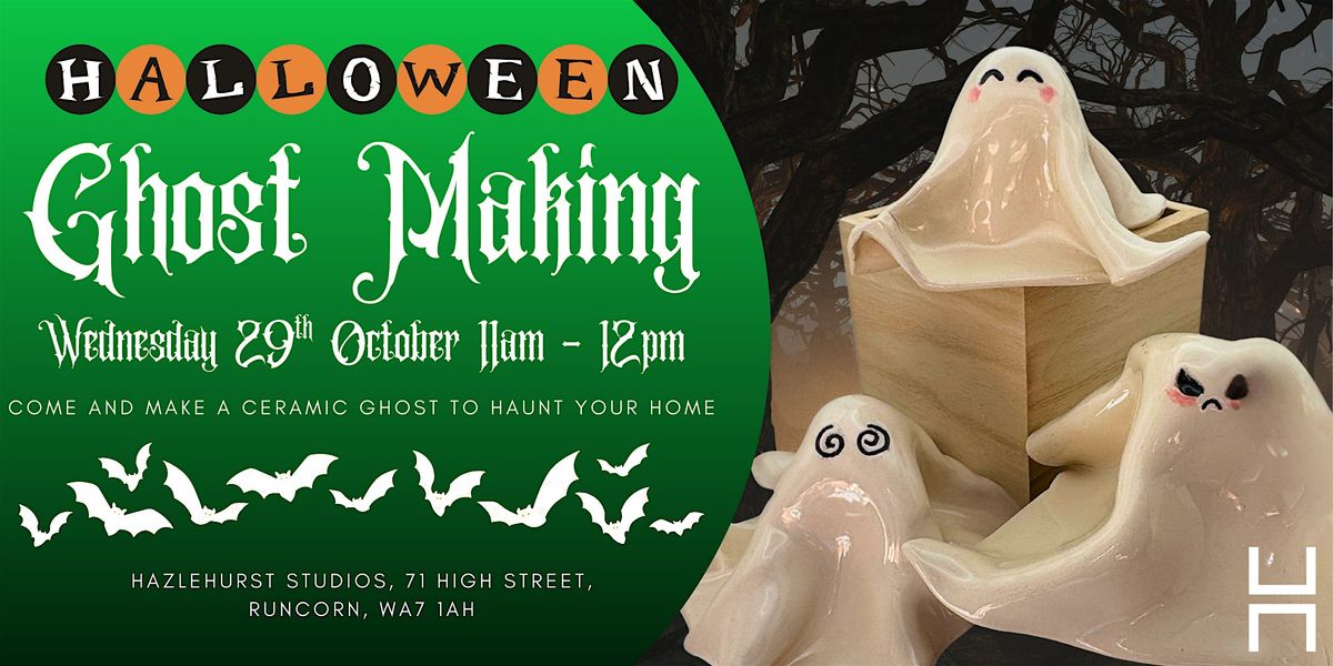 October Half Term - Halloween Ceramic Ghost Making, 29 October | Event in Cheshire | AllEvents