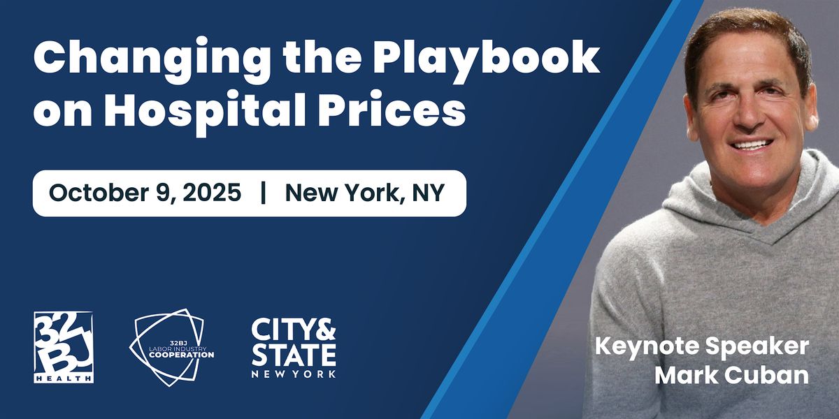 Changing the Playbook on Hospital Prices, 9 October | Event in New York | AllEvents