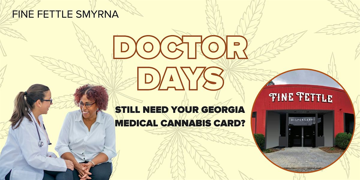Curious About Cannabis? Explore Certification at Fine Fettle’s Doctor Days, 6 June | Event in Smyrna | AllEvents