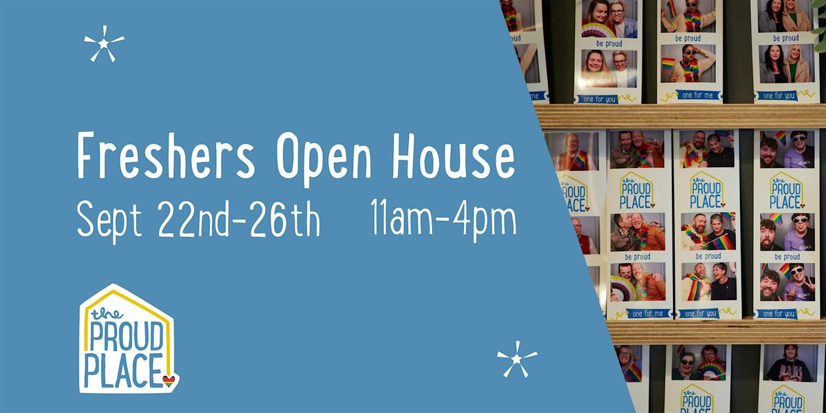 Freshers Week Open House at The Proud Place, 22 September | Event in Manchester | AllEvents