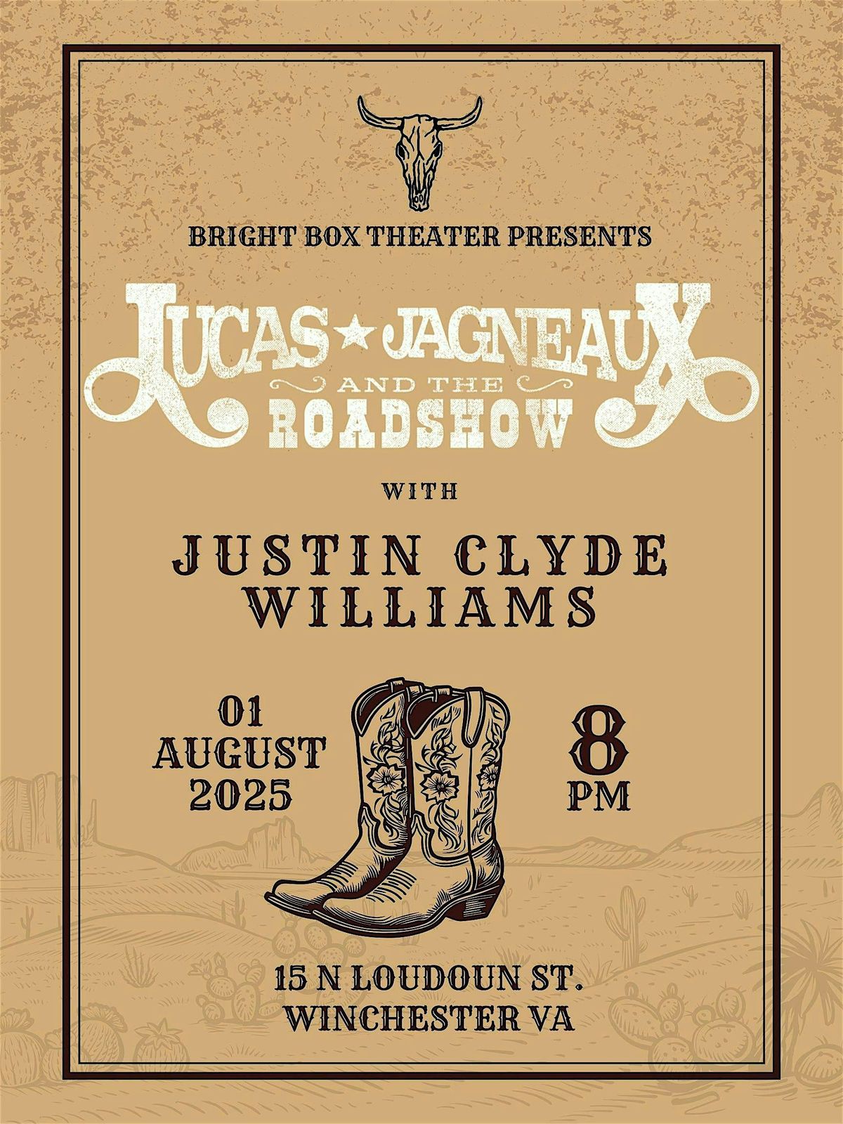 Lucas Jagneaux & The Roadshow w/ Justin Clyde Williams, 1 August | Event in Winchester | AllEvents