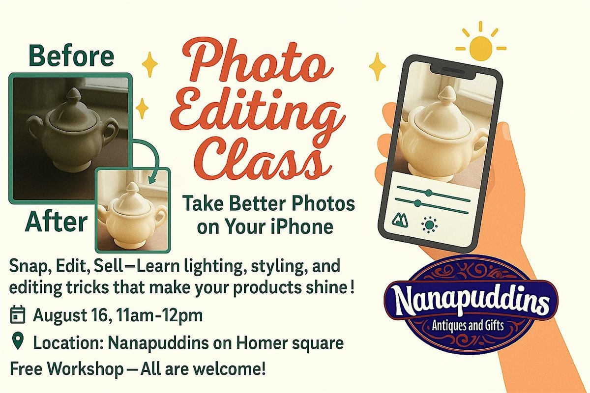 Photo Editing – Take Better Photos on Your iPhone, 16 August | Event in Homer | AllEvents