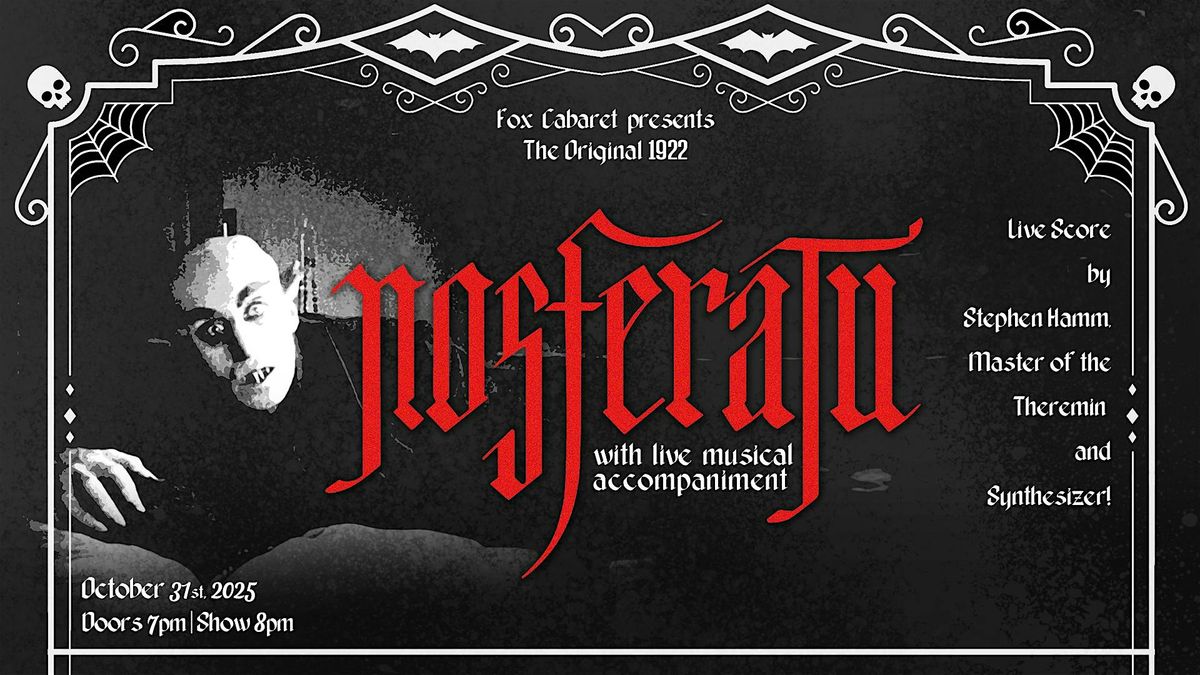 Halloween Screening of Nosferatu (1922) with Stephen Hamm Theremin Man, 31 October | Event in Vancouver | AllEvents