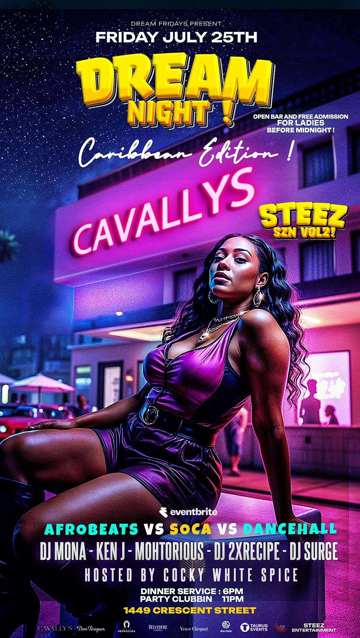 DREAMNIGHT - CARIBBEAN EDITION - AFROBEATS VS SOCA VS DANCEHALL, 25 July | Event in Montréal | AllEvents