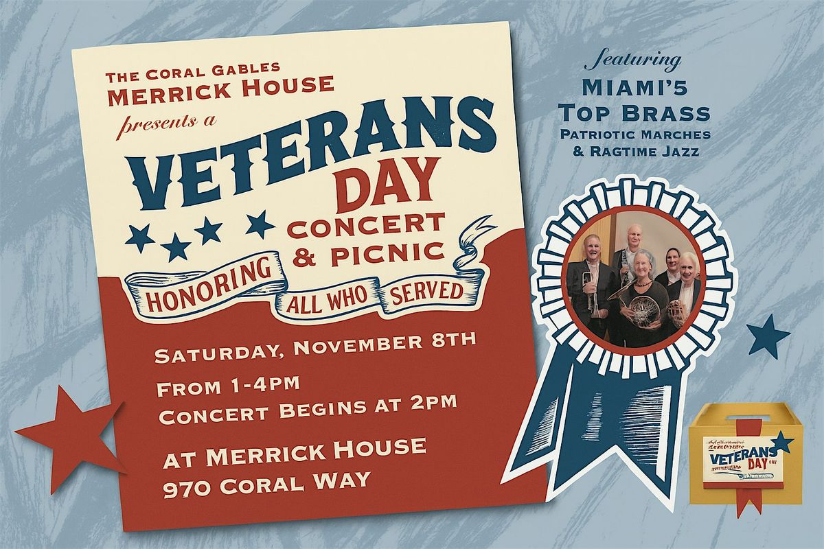 THANK A VETERAN  AND   BUY THEM A  LUNCH, 8 November | Event in Coral Gables | AllEvents