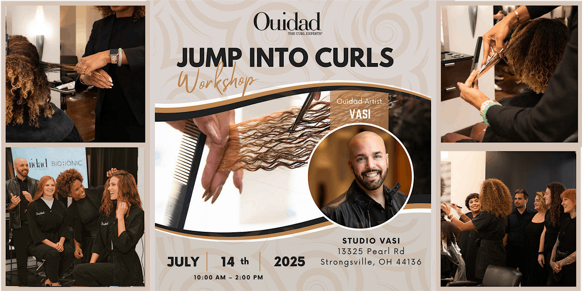 Jump into Curls: Hands-On Cutting Workshop with Vasi, 14 July | Event in Strongsville | AllEvents