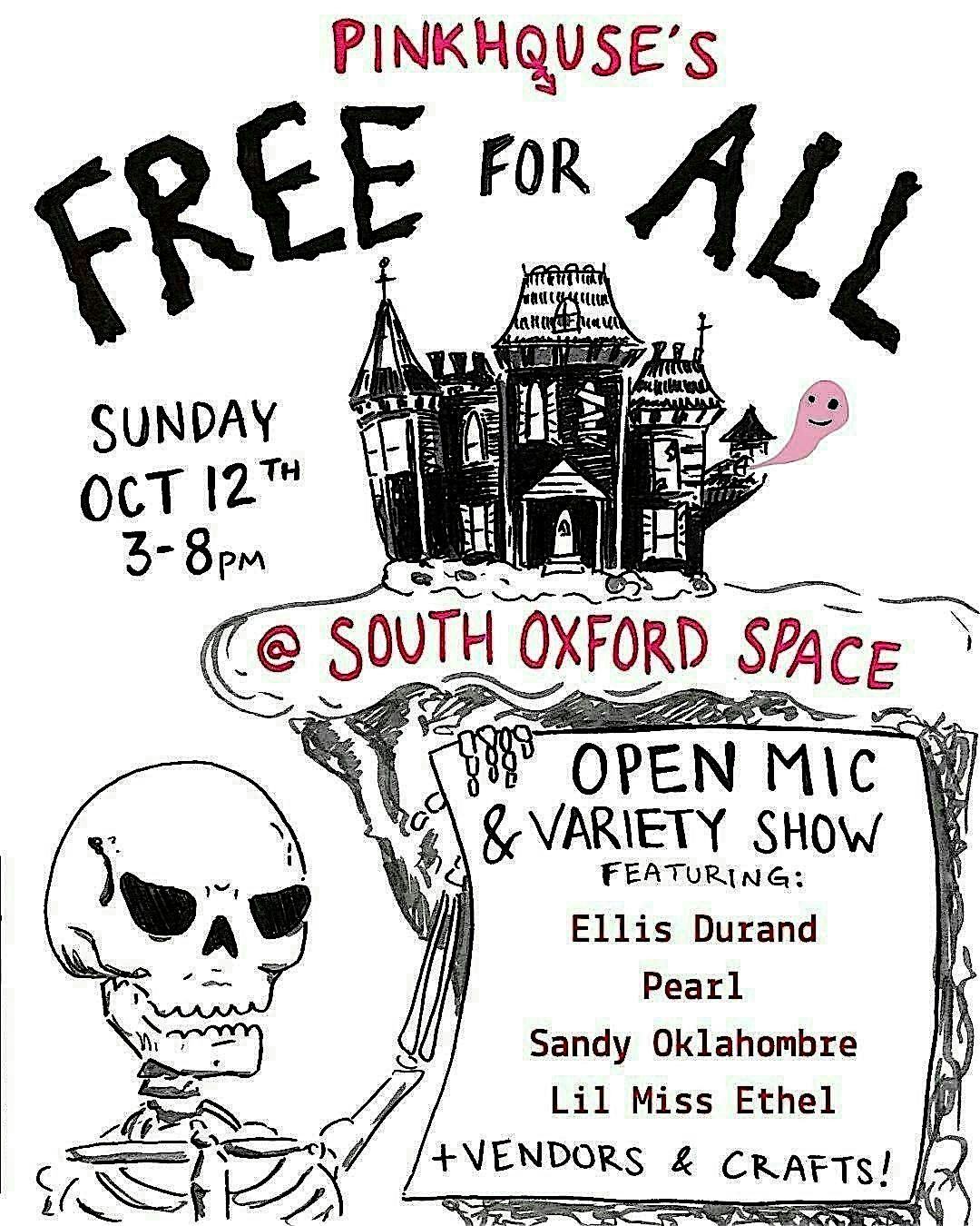 FREE FOR ALL (Spooky Edition), 12 October | Event in Brooklyn | AllEvents