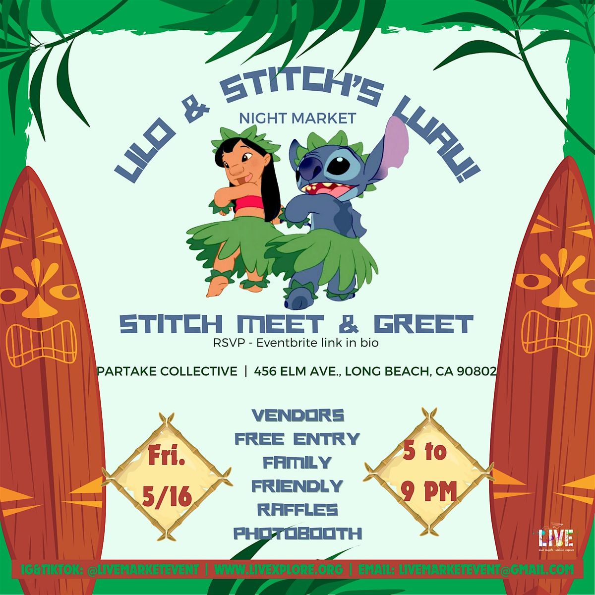 Lilo & Stitch's Luau Night Market, 16 May | Event in Long Beach | AllEvents