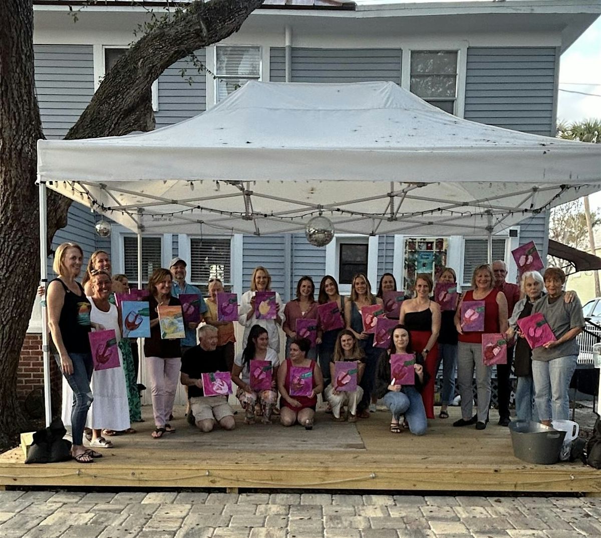 Paint and Sip at Crimson House, 29 October | Event in New Smyrna Beach | AllEvents