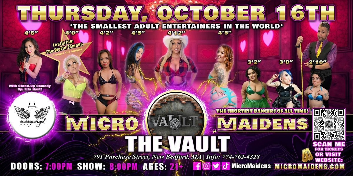 New Bedford, MA - Micro Maidens Dwarf Dancers @ The Vault, 16 October | Event in New Bedford | AllEvents