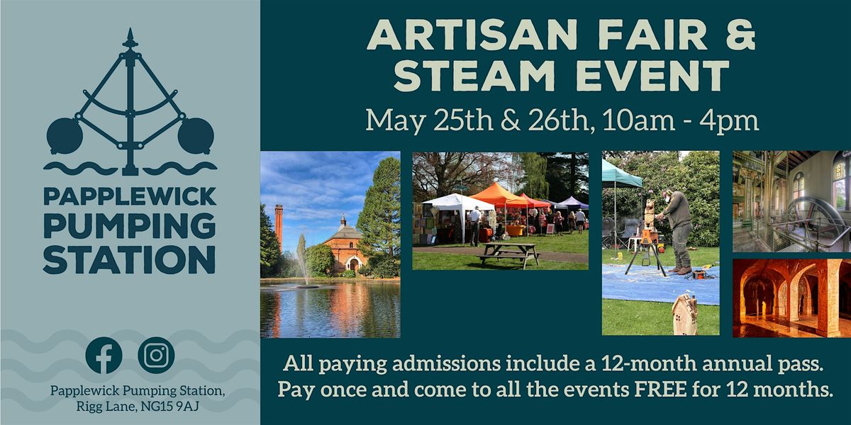 Artisan Fair Steam Event at Papplewick Pumping Station, 25 May | Event in Nottingham | AllEvents