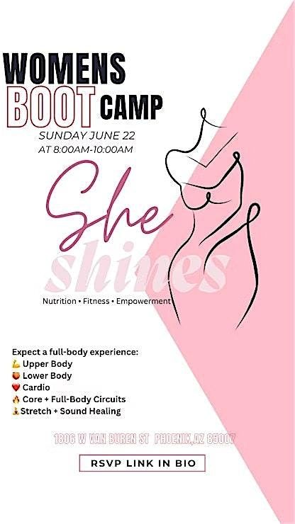 SHE SHINES SUNDAY BOOTCAMP, 28 July | Event in Phoenix | AllEvents