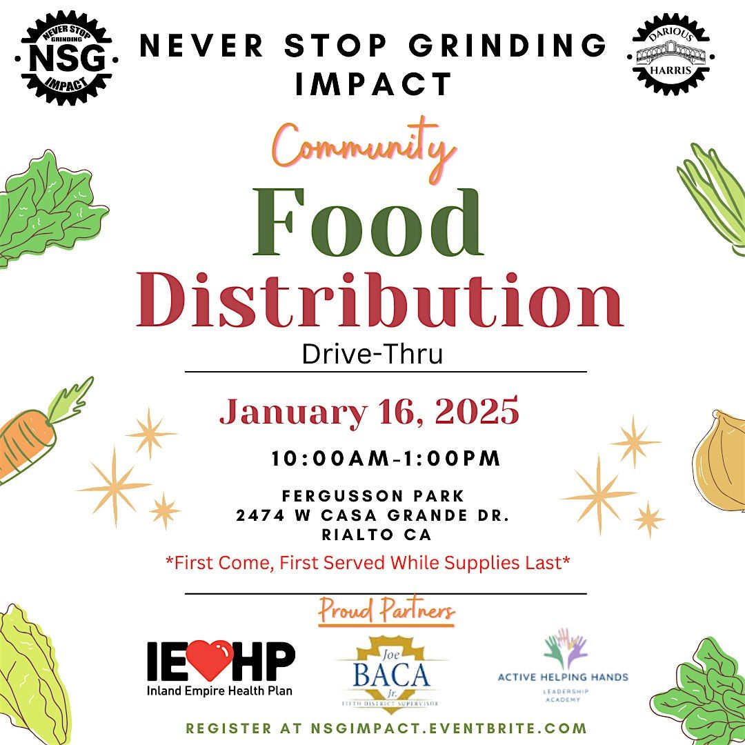 NSG Impact Community Food Distribution (January), 2474 W Casa