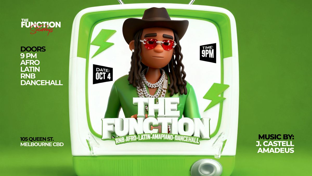 THE FUNCTION — GLOBAL AFRO TAKEOVER, 4 October | Event in Melbourne | AllEvents